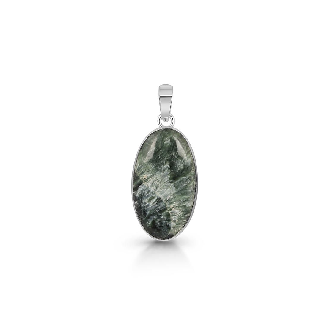 Seraphinite Pendant-(SER-P-20.)